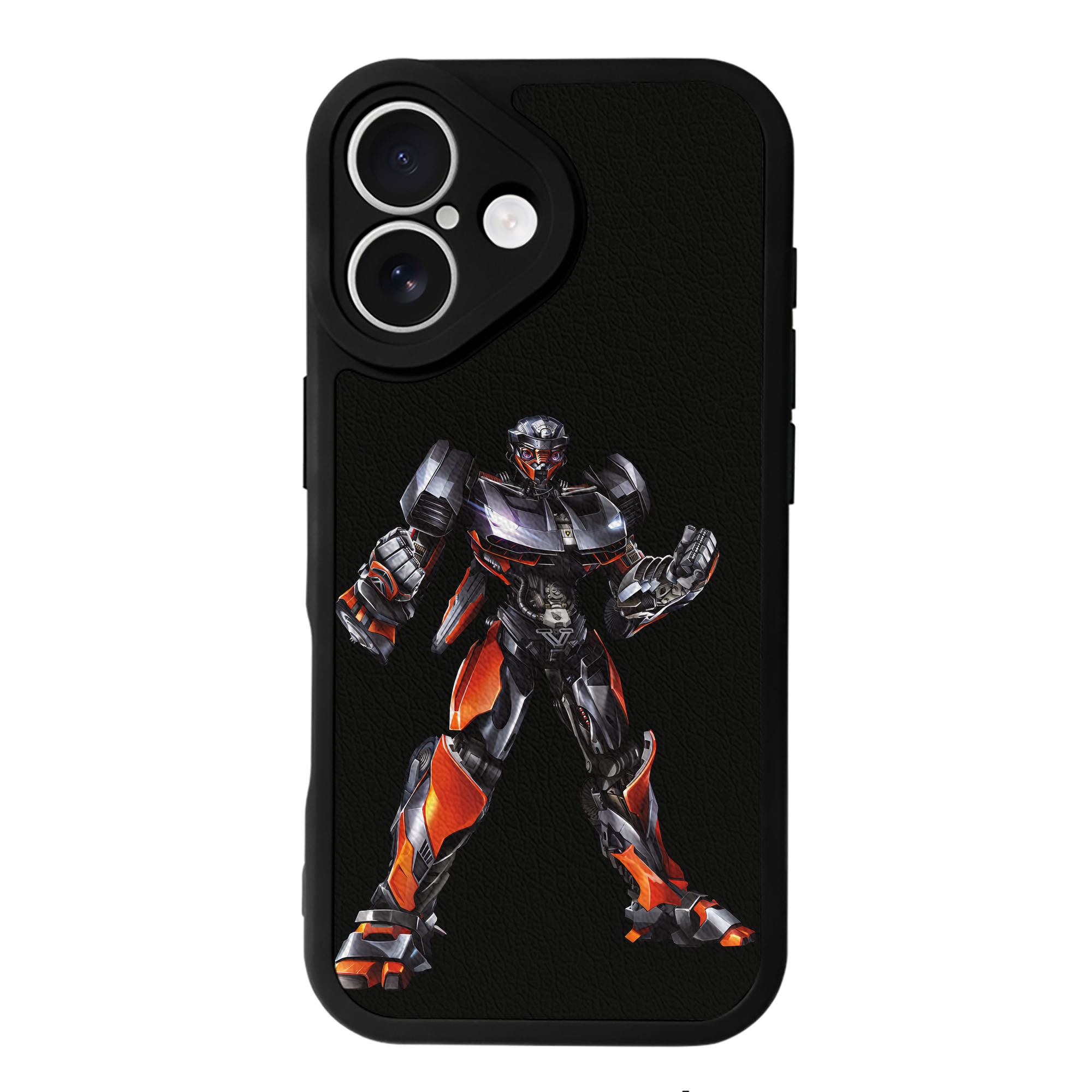 （画像用） Transformers トランスフォーマー 【iPhone 16シリーズ対応】シリコンスマホケース（レザー調） 材質：シリコン